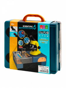 Микроскоп детский для наблюдения с кейсом в виде столика Орбита OT-INL83